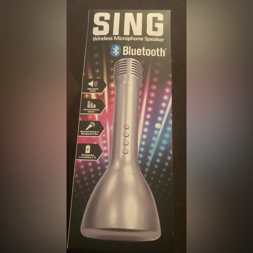 Sing wireless microphone speaker